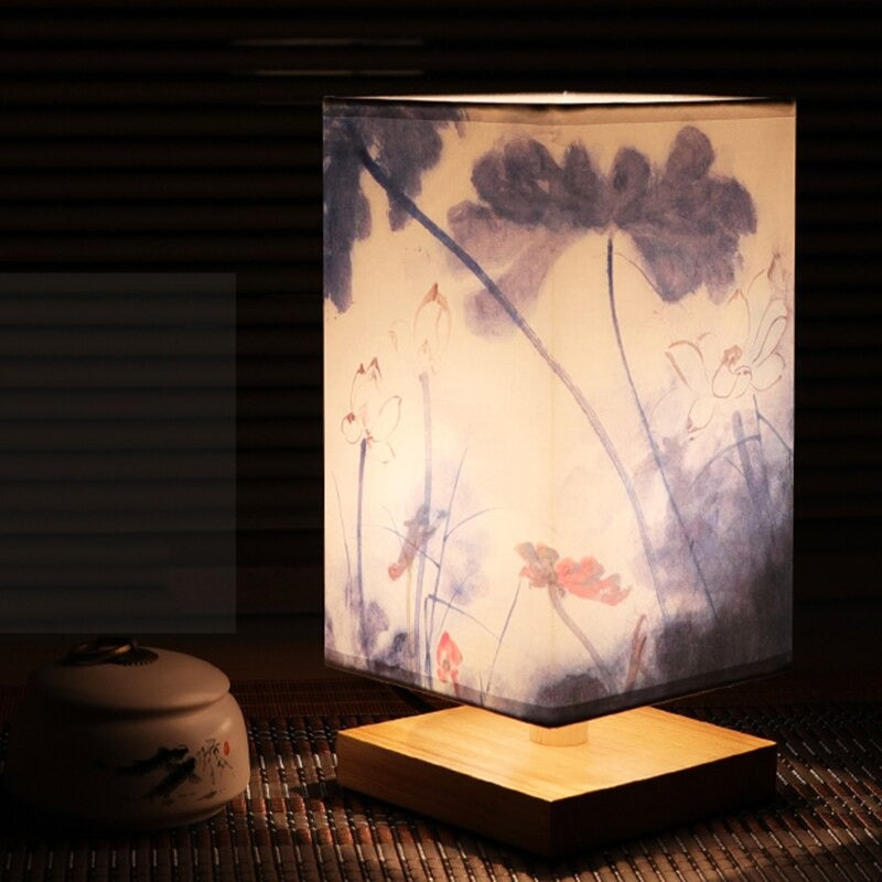 Vintage Japanese Table Lamp – Perfect for Creating a Soothing Bedroom Mood | Kalsten