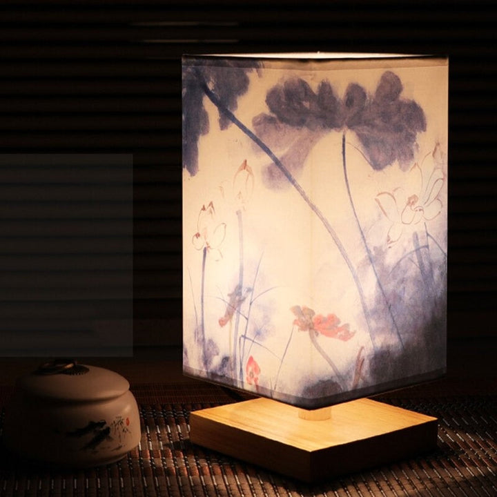 Vintage Japanese Table Lamp – Perfect for Creating a Soothing Bedroom Mood | Kalsten