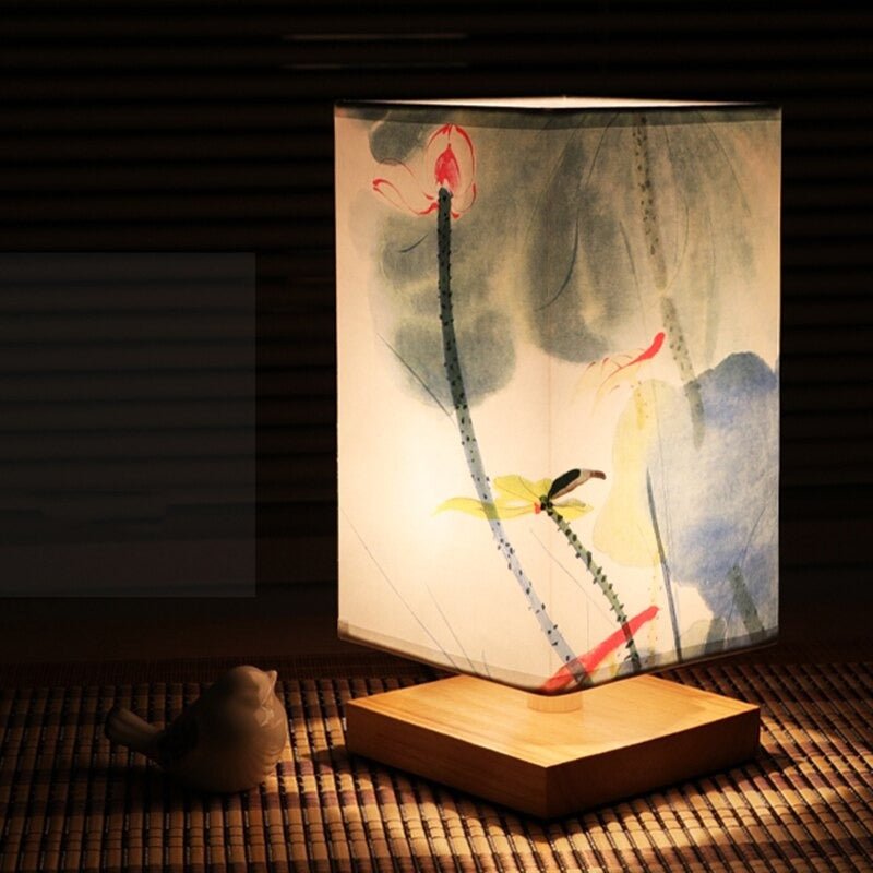 Paper Table Lamp | Japanese Scandinavian Style | Warm Light | Kalsten