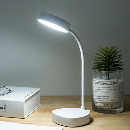 Skanto | LED Bedside Lamp - Adjustable White Light Fixture for Nightstand and Bedroom Use