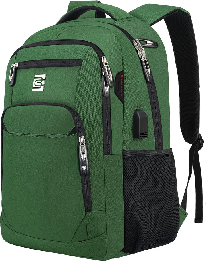 Slim Anti-Theft Laptop Backpack with USB Charging Port | Kalsten