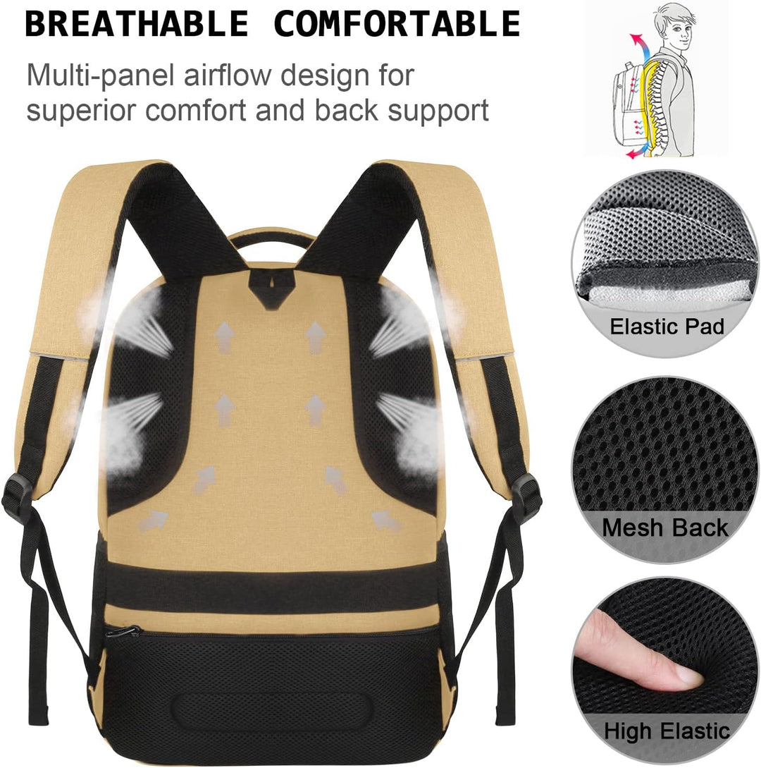 Slim Anti-Theft Laptop Backpack with USB Charging Port | Kalsten