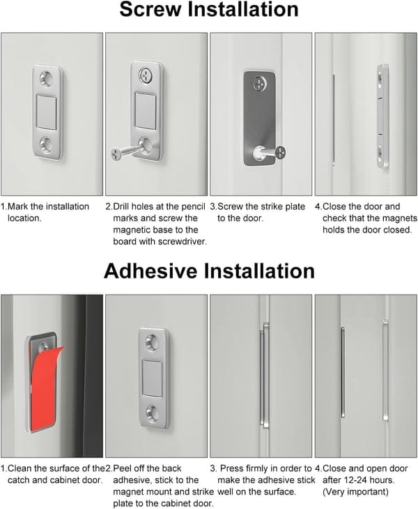 Kalsten | Latchnshut – Ultra-Slim Magnetic Door Catch for Silent Closure