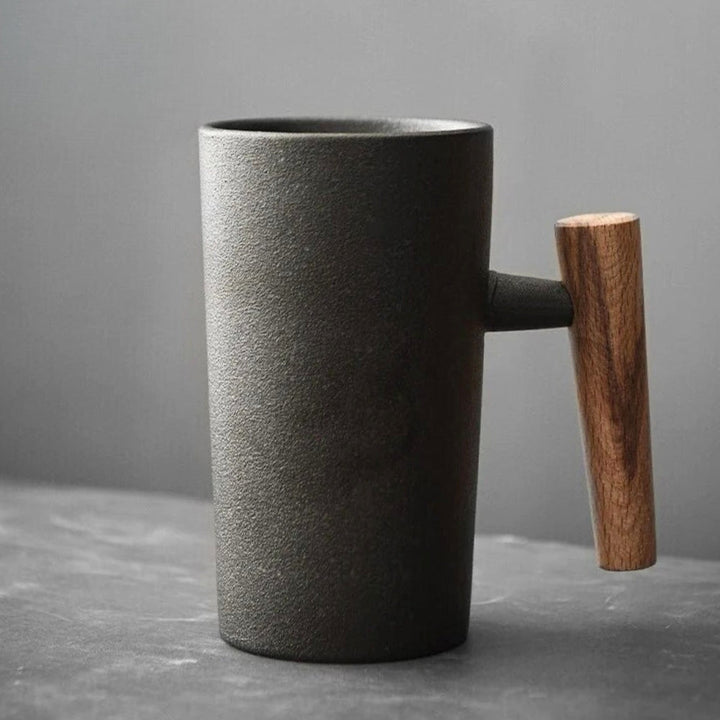 Kalsten | LATTECRAFT – Nordic Earth Latte Cups Handmade Ceramic Coffee Mugs with Ergonomic Grip