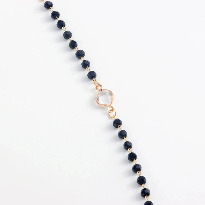 Kalsten | Layered Black Crystal Necklace