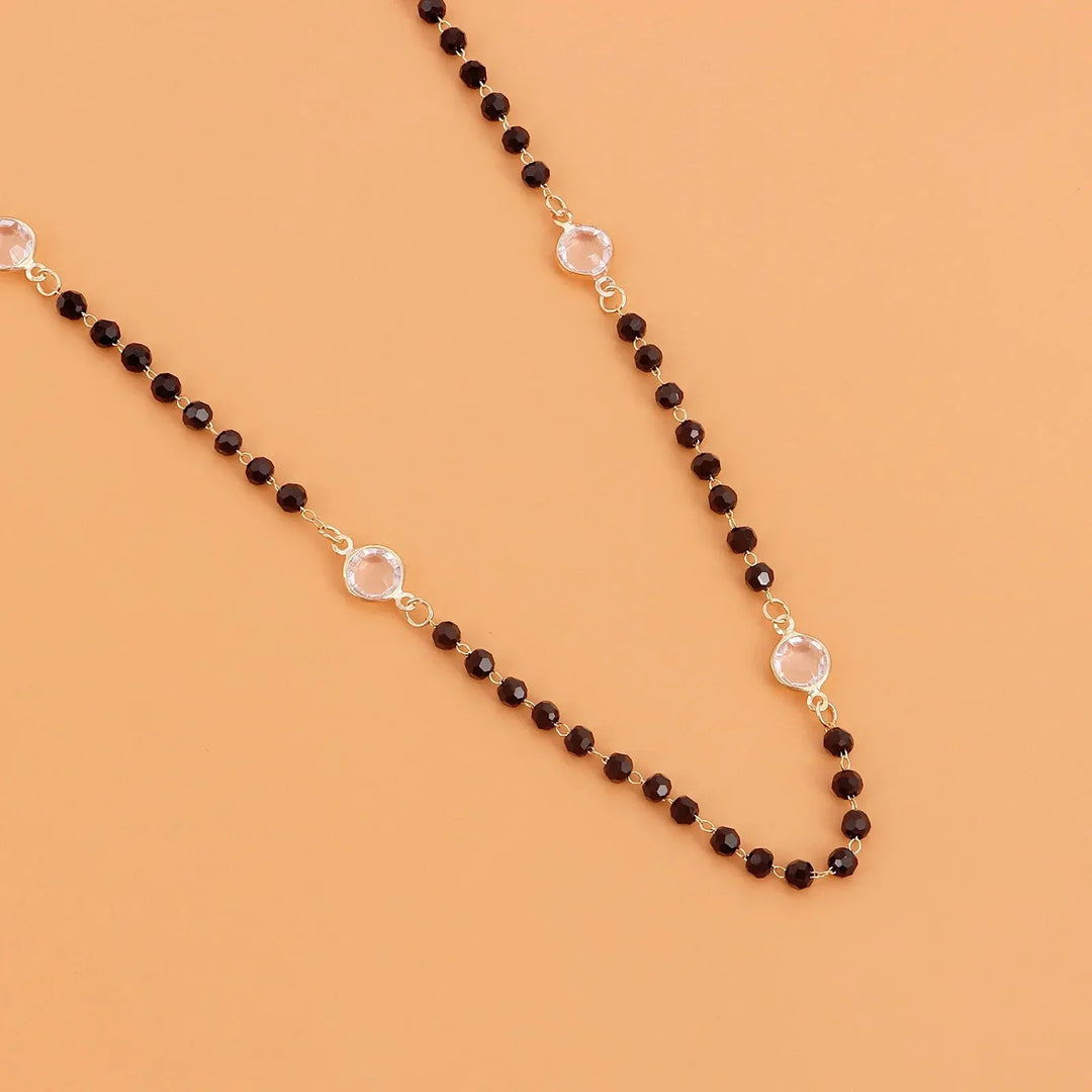 Kalsten | Layered Black Crystal Necklace