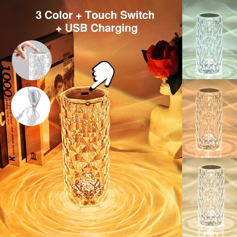 LED Crystal Table Lamp | Kalsten
