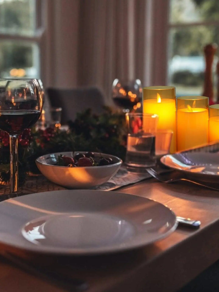Warm White Flameless LED Candle Set Kalsten