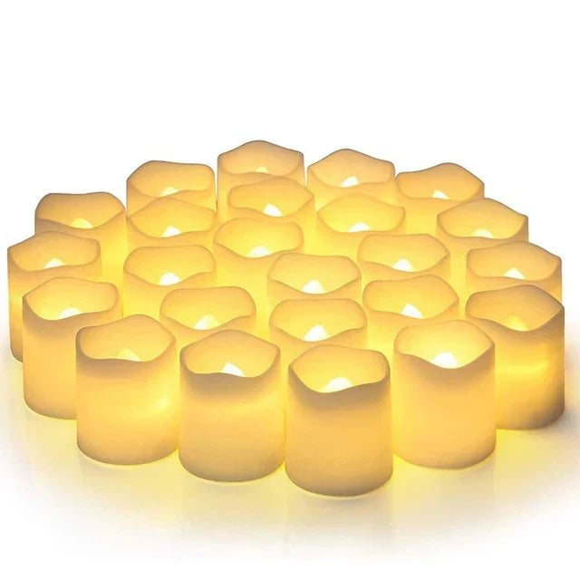 Warm White Flameless LED Candle Set Kalsten