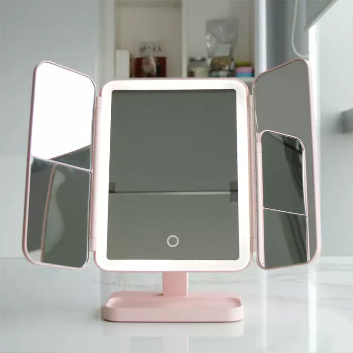 Kalsten | LED Makeup Mirror with 3 Light Modes and Magnification