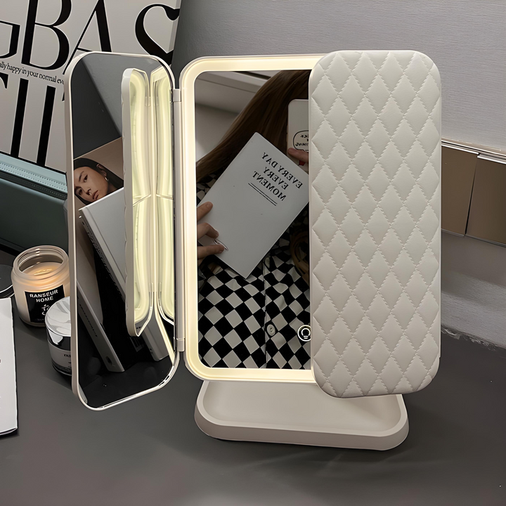 Kalsten | LED Makeup Mirror with 3 Light Modes and Magnification