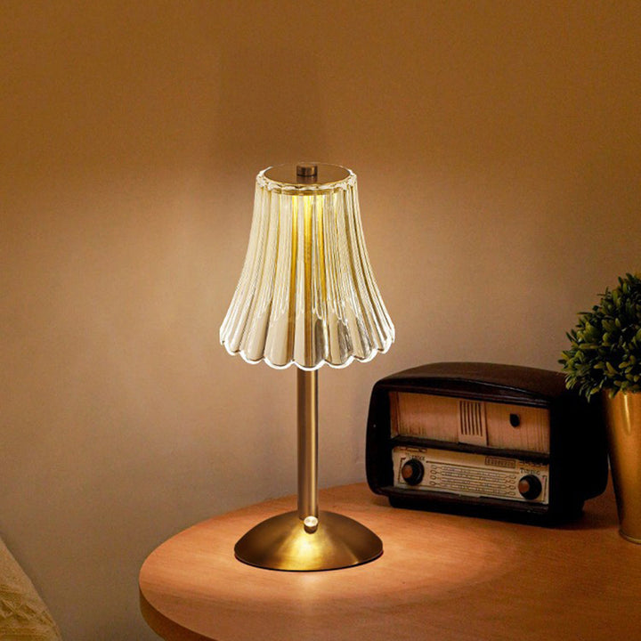 LED Retro Table Lamp USB Rechargeable - BrillianceGlow | Kalsten