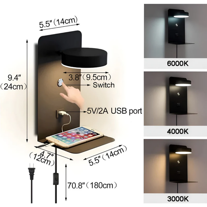 Norvo | LED Wall Lamp - PowerGlow