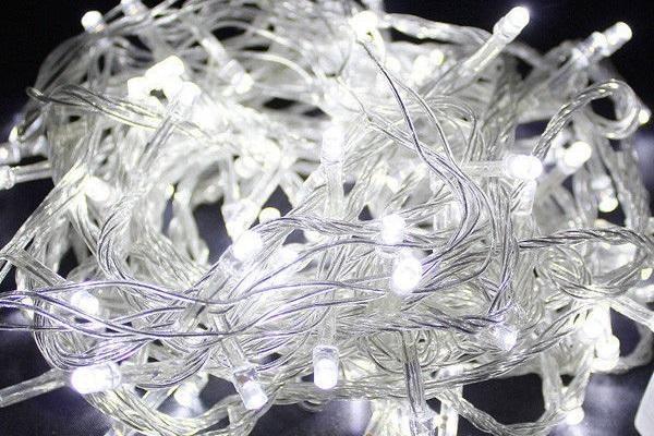 LED string lights solar-powered with 100 LED (multiple colors) - 9 meters | Kalsten