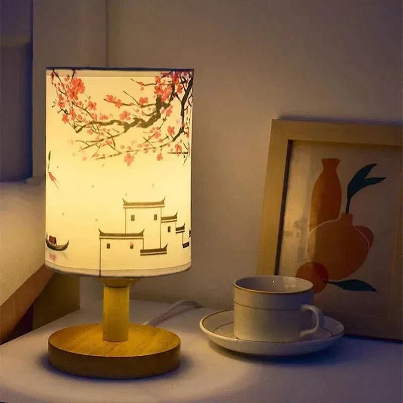 Japandi Style LED Table Lamp with Touch Control | Kalsten