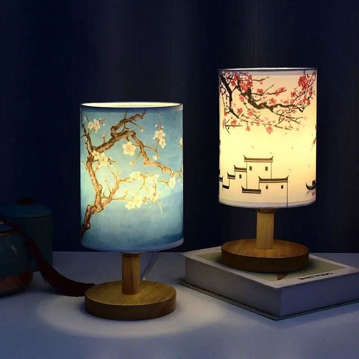 Japandi Style LED Table Lamp with Touch Control | Kalsten