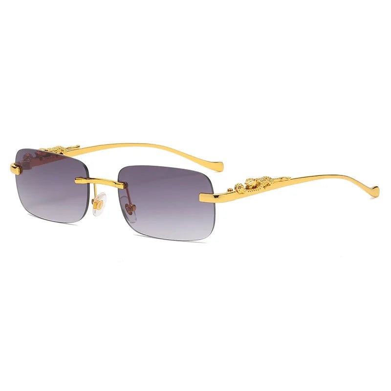 Kalsten | LEOPARDVIEW – Stylish Rimless Sunglasses with UV400 Protection