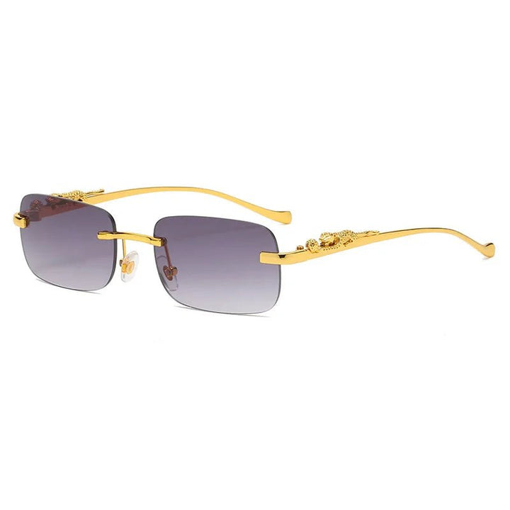 Kalsten | LEOPARDVIEW – Stylish Rimless Sunglasses with UV400 Protection