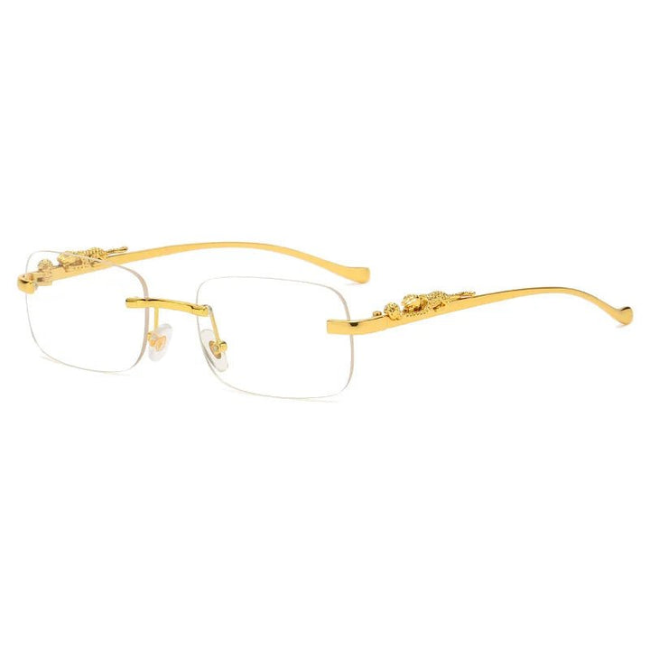 Kalsten | LEOPARDVIEW – Stylish Rimless Sunglasses with UV400 Protection