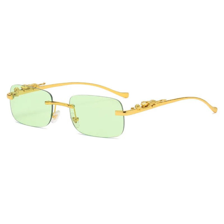 Kalsten | LEOPARDVIEW – Stylish Rimless Sunglasses with UV400 Protection