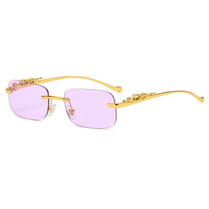 Kalsten | LEOPARDVIEW – Stylish Rimless Sunglasses with UV400 Protection