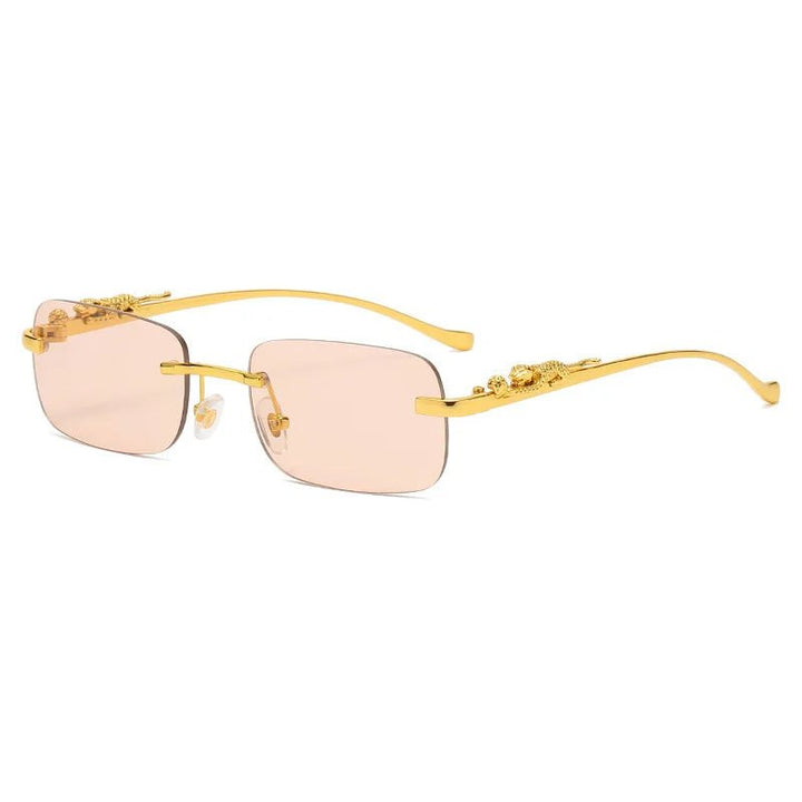 Kalsten | LEOPARDVIEW – Stylish Rimless Sunglasses with UV400 Protection