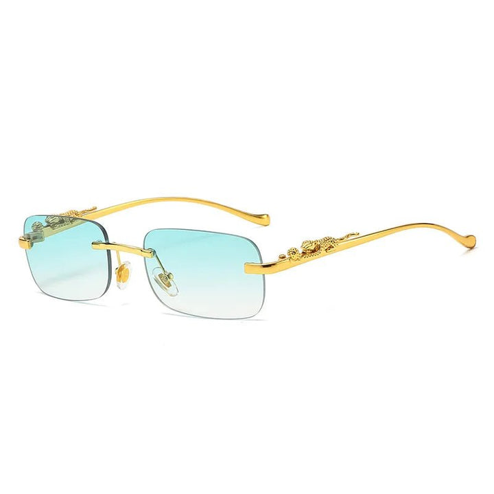 Kalsten | LEOPARDVIEW – Stylish Rimless Sunglasses with UV400 Protection