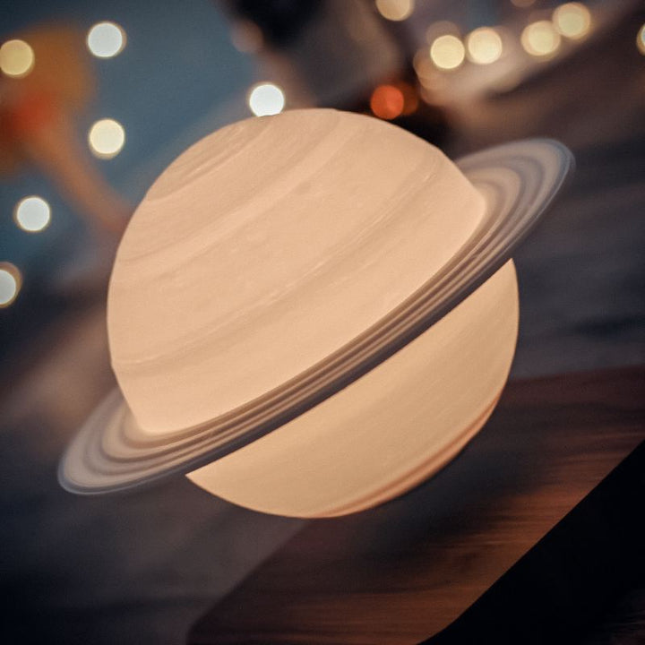 SaturnGlow – Floating Design Lamp with 3D Print Technology Kalsten