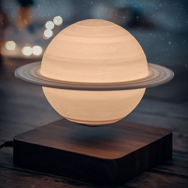 SaturnGlow – Floating Design Lamp with 3D Print Technology Kalsten