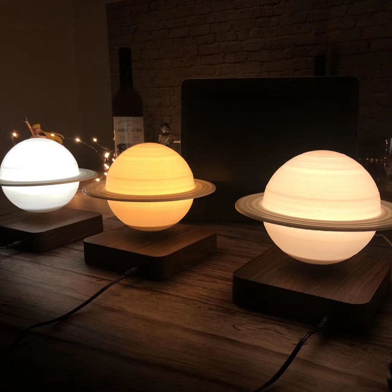 SaturnGlow – Floating Design Lamp with 3D Print Technology Kalsten