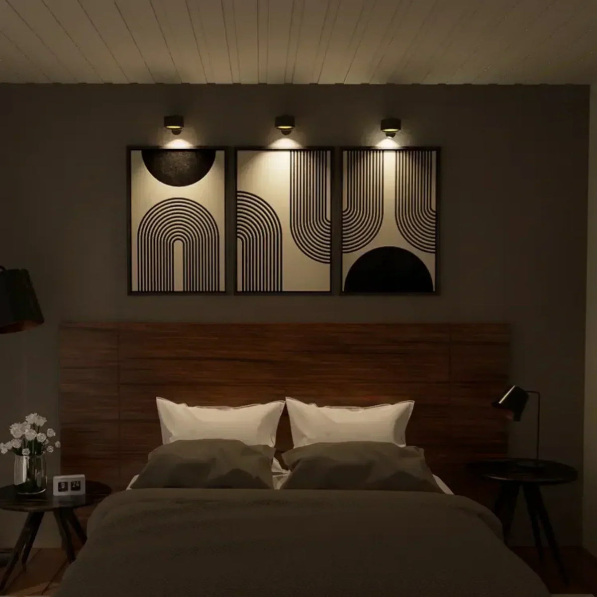 Skanto | Wireless LED Wall Light | Battery Powered, Flexible & Easy to Attach for Indoor and Outdoor Use