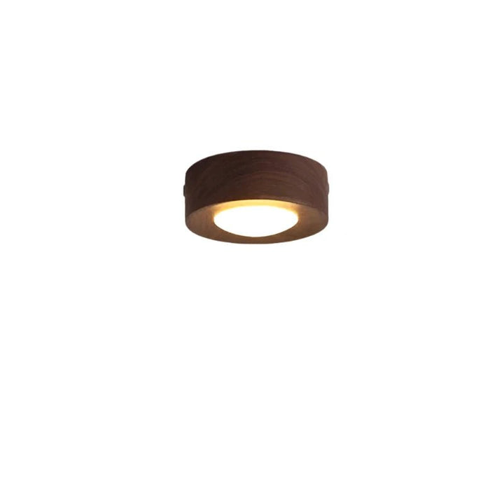 Kalsten LignaShine Wooden Flush Mount Ceiling Light