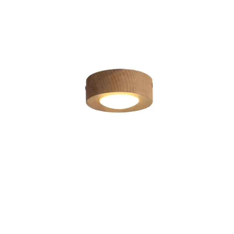 Kalsten LignaShine Wooden Flush Mount Ceiling Light