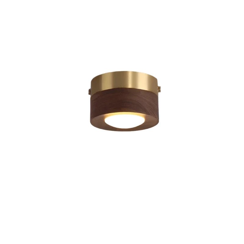 Kalsten LignaShine Wooden Flush Mount Ceiling Light