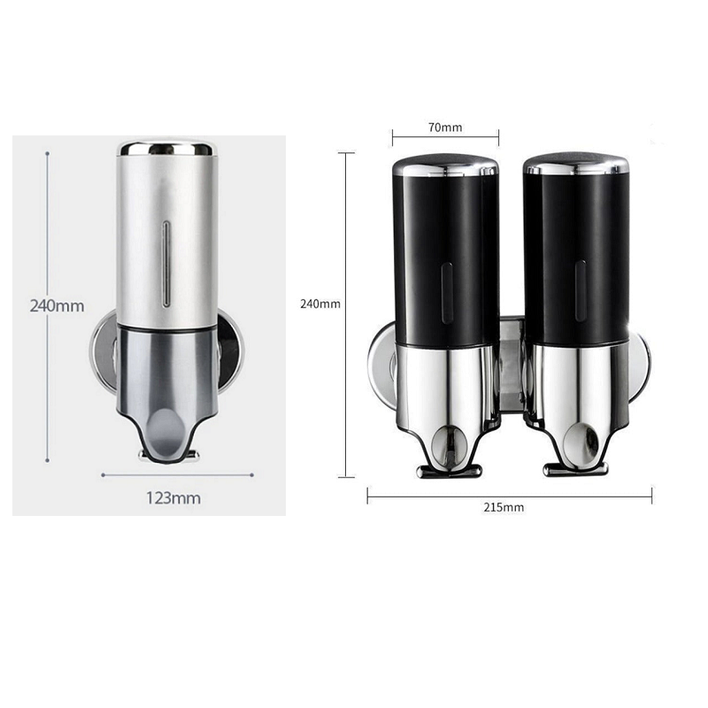 Skanto | Soap Holder & Dispenser Wall Mounted Stainless Steel Bathroom Shower Soap Dispenser Pump
