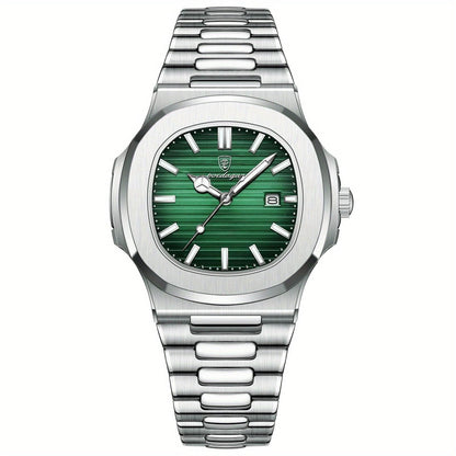 Skanto | Men's Stainless Steel Quartz Watch with Date