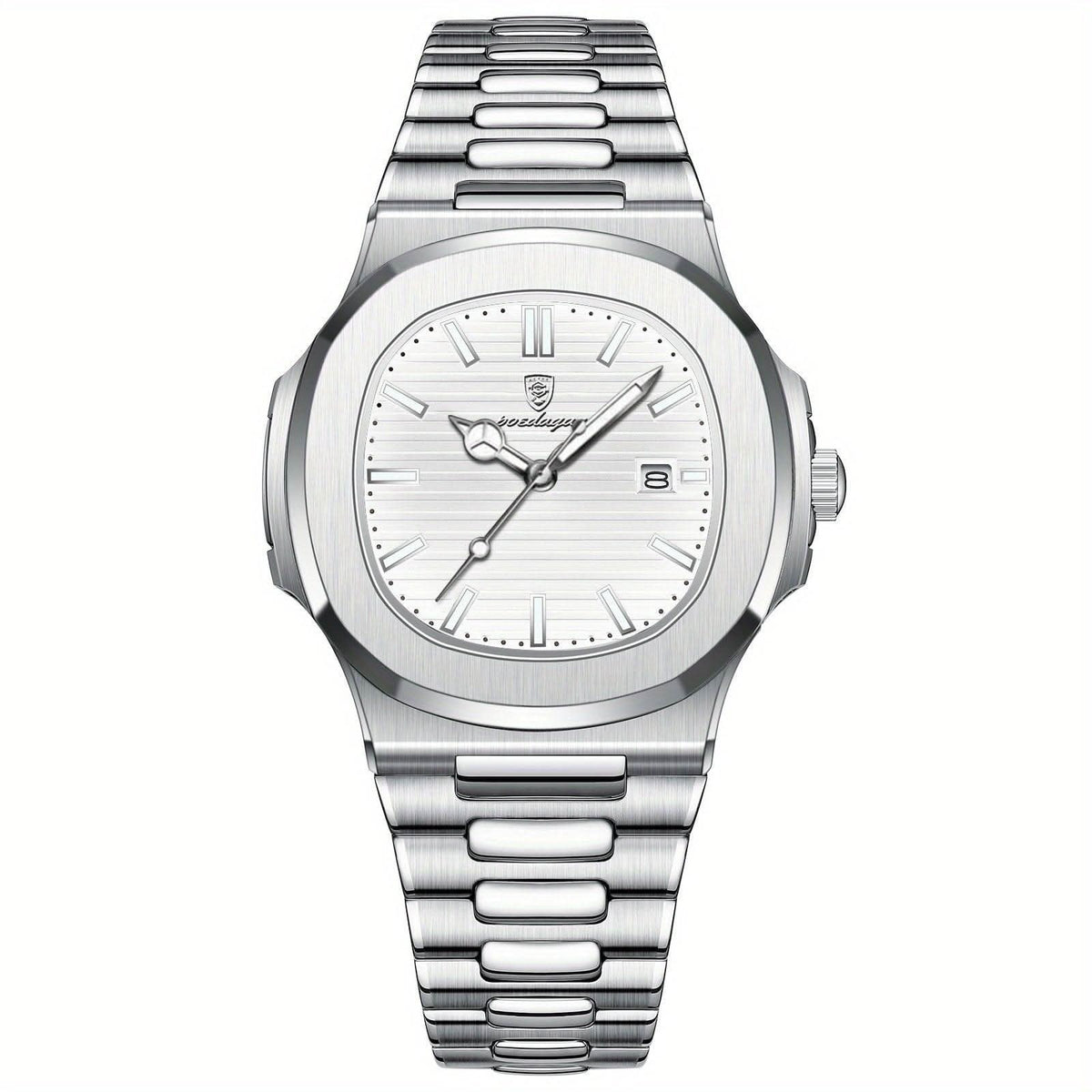 Skanto | Men's Stainless Steel Quartz Watch with Date