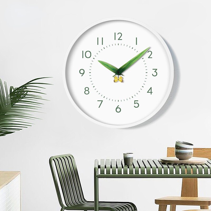 Timeless Perch Clock - Chic Natural Time Clock with Bird and Flowers Kalsten