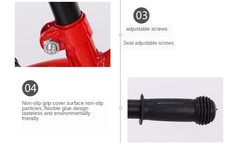 Balance bike 12" puncture-proof & non-slip handle | Kalsten