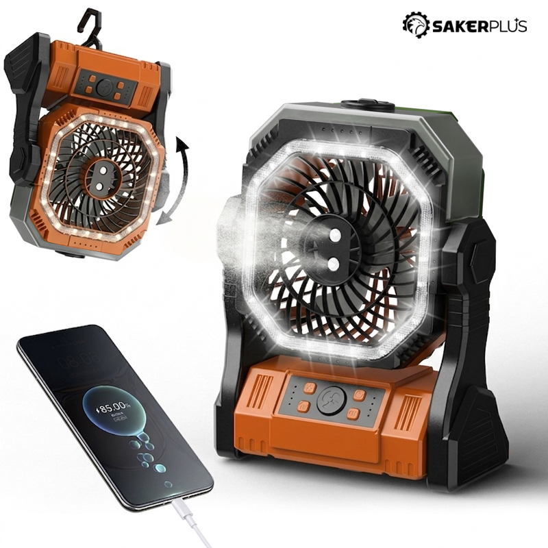 Rechargeable Outdoor Camping Fan Light | Kalsten