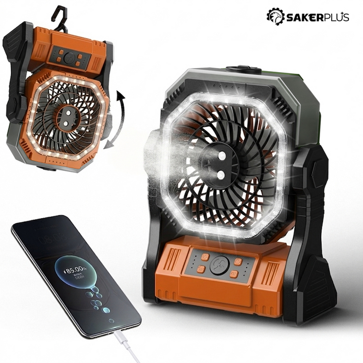 Rechargeable Outdoor Camping Fan Light | Kalsten