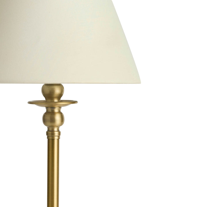 Lucille Ornate LED Rechargeable Wireless Lamp - Brass | Kalsten