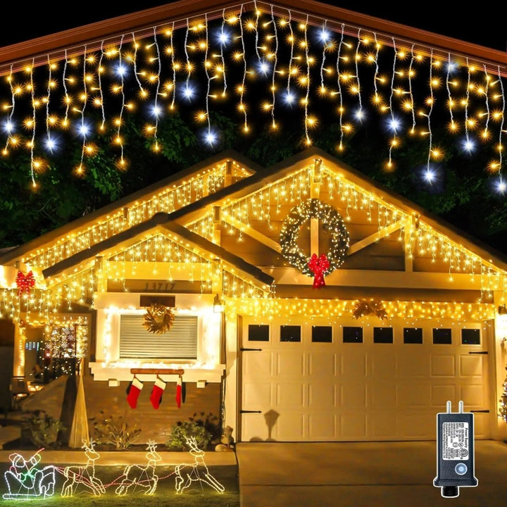 LUMICURTAIN Outdoor LED Garden Curtain Lights