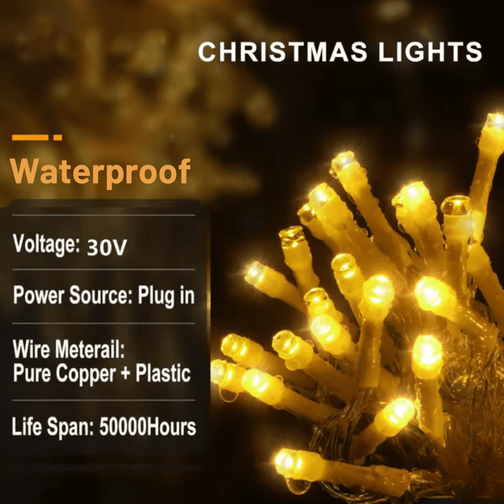 LUMICURTAIN Outdoor LED Garden Curtain Lights