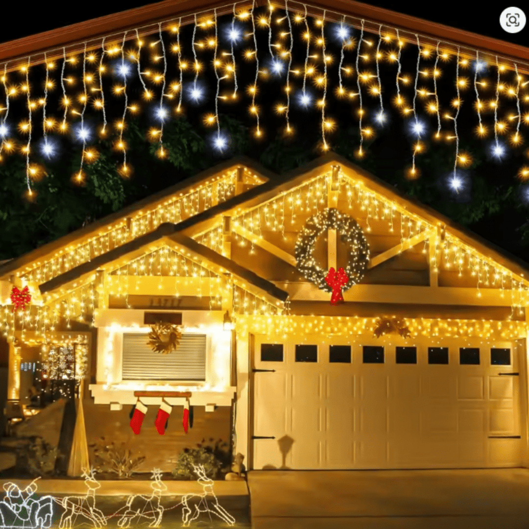 LUMICURTAIN Outdoor LED Garden Curtain Lights