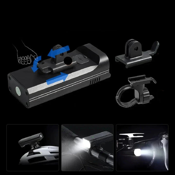 Kalsten | ROADGLOW X – 5000 Lumen Bike Light with 12 LEDs & USB-C Rechargeable Battery