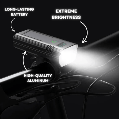 BowLift | ROADGLOW X – 5000 Lumen Bike Light with 12 LEDs & USB-C Rechargeable Battery
