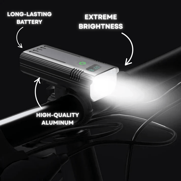 Kalsten | ROADGLOW X – 5000 Lumen Bike Light with 12 LEDs & USB-C Rechargeable Battery