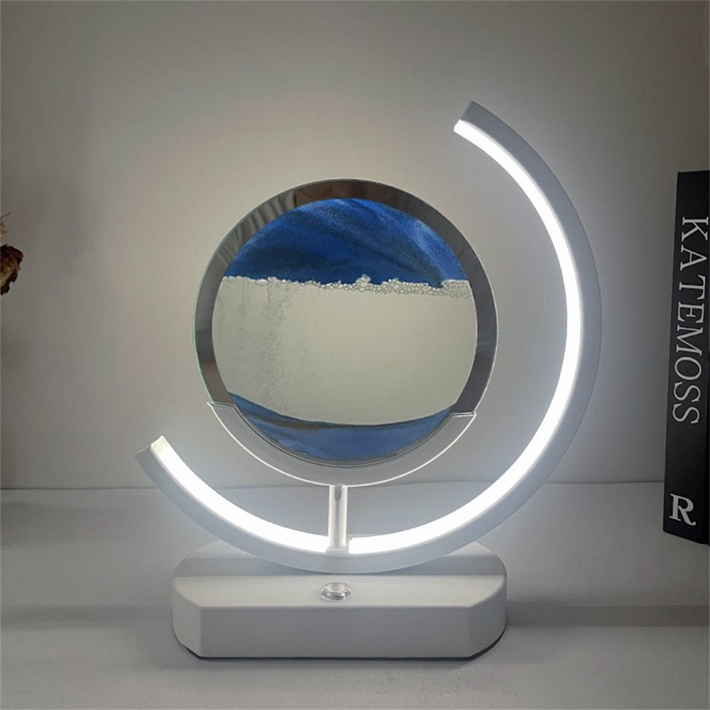LUMISAND – 3D LED Flowing Sand Art Table Lamp with USB Charging | Kalsten