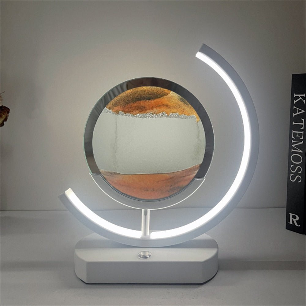 LUMISAND – 3D LED Flowing Sand Art Table Lamp with USB Charging | Kalsten